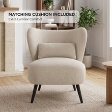 Load image into Gallery viewer, Nook Chenille Armchair - Light Khaki