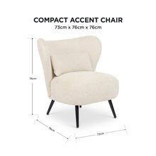 Load image into Gallery viewer, Nook Chenille Armchair - Light Khaki
