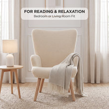 Load image into Gallery viewer, Laze Boucle Armchair - Beige