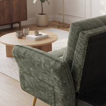 Load image into Gallery viewer, Forest 3 Seater Sofa Bed with Cup Holder - Green