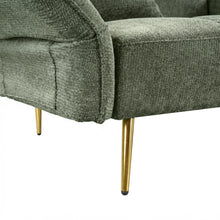 Load image into Gallery viewer, Forest 3 Seater Sofa Bed with Cup Holder - Green