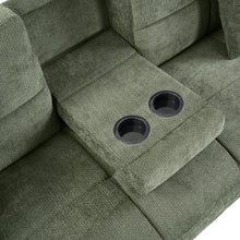 Load image into Gallery viewer, Forest 3 Seater Sofa Bed with Cup Holder - Green