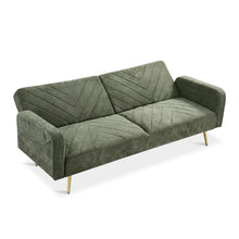 Load image into Gallery viewer, Kiwi Chenille 3 Seater Sofa Bed - Green