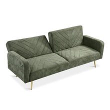 Load image into Gallery viewer, Kiwi Chenille 3 Seater Sofa Bed - Green