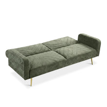 Load image into Gallery viewer, Kiwi Chenille 3 Seater Sofa Bed - Green