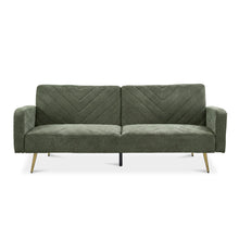 Load image into Gallery viewer, Kiwi Chenille 3 Seater Sofa Bed - Green
