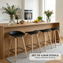 Load image into Gallery viewer, Kai Metal Bar Stool 75cm - Set of 4 - Black
