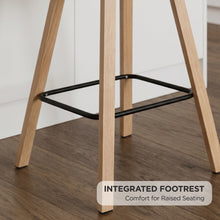 Load image into Gallery viewer, Kai Metal Bar Stool 75cm - Set of 4 - Black