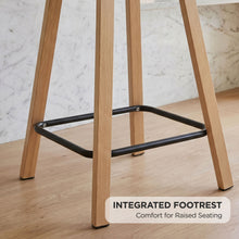 Load image into Gallery viewer, 24359-kai-metal-bar-stool-65cm-set-of-2-black-2607244