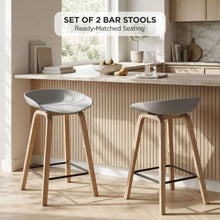 Load image into Gallery viewer, 24361-kai-metal-bar-stool-65cm-set-of-2-grey-2607242