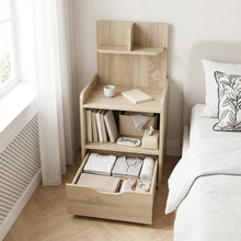Load image into Gallery viewer, lt10639-vivian-bedside-table-with-shelves-oak-2607242