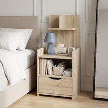 Load image into Gallery viewer, lt10639-vivian-bedside-table-with-shelves-oak-2607244