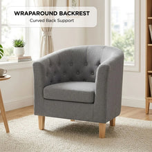 Load image into Gallery viewer, lt11116-pebble-wraparound-linen-armchair-light-grey-2607242