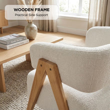 Load image into Gallery viewer, lt11119-bark-chenille-armchair-white-2607244