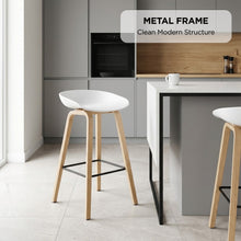 Load image into Gallery viewer, 24354-kai-metal-bar-stool-75cm-set-of-4-white-2607273