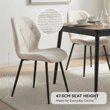 Load image into Gallery viewer, 24531-nori-fabric-dining-chair-set-of-4-beige-2607273