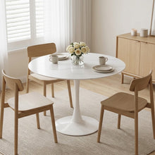 Load image into Gallery viewer, Tulesso Round Dining Table 90x75cm - Snow White