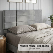 Load image into Gallery viewer, 24341-slate-double-bed-frame-grey-2607274