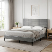 Load image into Gallery viewer, 24342-slate-queen-bed-frame-grey-2607271