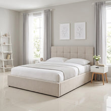 Load image into Gallery viewer, lt11091-slumber-queen-gas-lift-bed-frame-linen-beige-2607271