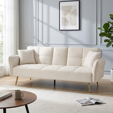 Load image into Gallery viewer, lt11071-forest-3-seater-sofa-bed-with-cup-holder-beige-2607281