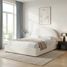 Load image into Gallery viewer, lt11083-isabella-teddy-queen-gas-lift-bed-frame-white-2607281