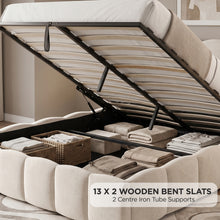 Load image into Gallery viewer, lt11018-modu-queen-gas-lift-bed-frame-beige-2607284
