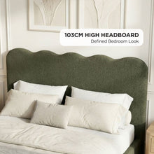 Load image into Gallery viewer, lt11011-cove-queen-gas-lift-bed-frame-dark-green-2607285