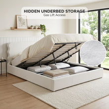 Load image into Gallery viewer, lt11009-floria-super-king-gas-lift-bed-frame-white-2607282