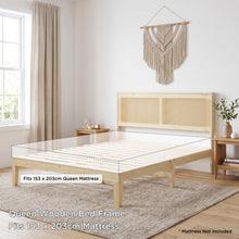 Load image into Gallery viewer, 24498-tropi-queen-wooden-bed-frame-natural-2607281