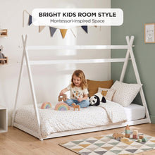 Load image into Gallery viewer, Harbor Single Wooden Bed Frame - White