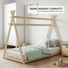 Load image into Gallery viewer, Harbor Single Wooden Bed Frame - Natural