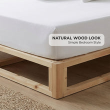 Load image into Gallery viewer, 24483-loom-queen-wooden-bed-frame-natural-2607283
