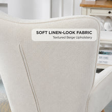 Load image into Gallery viewer, lt11105-wing-linen-armchair-beige-2607284