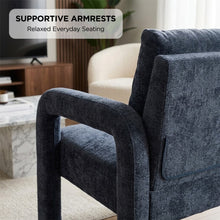 Load image into Gallery viewer, lt10988-modo-chenille-armchair-navy-blue-2607295