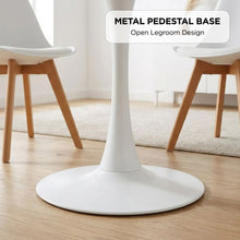 Load image into Gallery viewer, 24309-tulesso-round-dining-table-80x75cm-snow-white-2607295