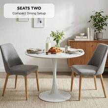 Load image into Gallery viewer, 24309-tulesso-round-dining-table-80x75cm-snow-white-2607292