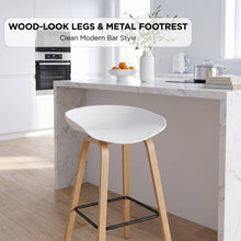 Load image into Gallery viewer, Kai Metal Bar Stool 75cm - Set of 2 - White