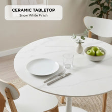 Load image into Gallery viewer, 24311-tulesso-round-dining-table-90x75cm-snow-white-2607294