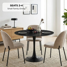 Load image into Gallery viewer, 24312-tulesso-round-dining-table-90x75cm-golden-black-2607292