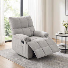 Load image into Gallery viewer, Orston Manual 1 Seater Recliner Sofa - Light Grey