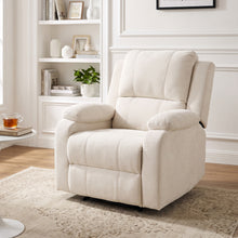 Load image into Gallery viewer, Solis Manual 1 Seater Recliner Sofa - Beige