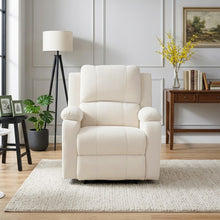 Load image into Gallery viewer, Solis Manual 1 Seater Recliner Sofa - Beige