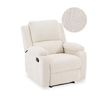 Load image into Gallery viewer, Solis Manual 1 Seater Recliner Sofa - Beige