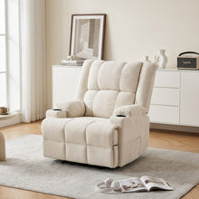 Load image into Gallery viewer, Corven Manual 1 Seater Recliner Sofa - Beige