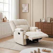 Load image into Gallery viewer, Corven Manual 1 Seater Recliner Sofa - Beige