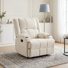 Load image into Gallery viewer, Corven Manual 1 Seater Recliner Sofa - Beige