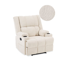 Load image into Gallery viewer, Corven Manual 1 Seater Recliner Sofa - Beige