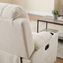 Load image into Gallery viewer, Corven Manual 1 Seater Recliner Sofa - Beige