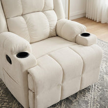Load image into Gallery viewer, Corven Manual 1 Seater Recliner Sofa - Beige